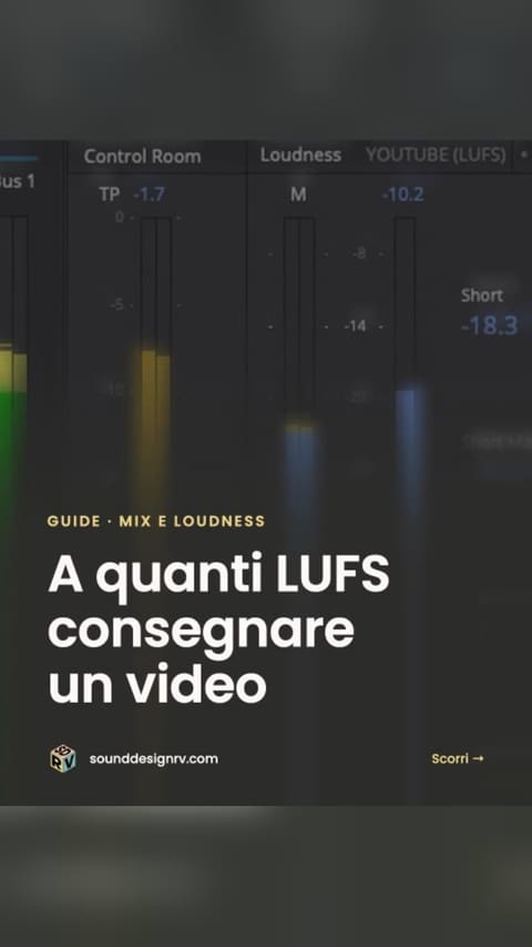 Post su Instagram: YouTube, Instagram, TV, Netflix, cinema: ogni destinazione ha il suo livello. Un video consegnato al volume sbagliato viene abbassato dalla